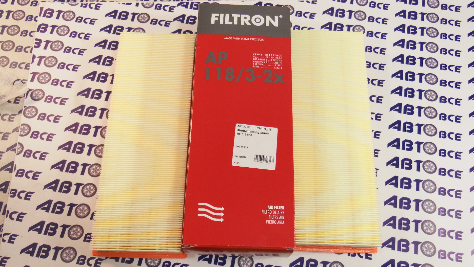 Фильтр воздушный AP11832X FILTRON